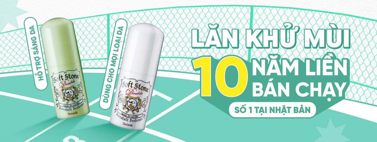 Deonatulle - Thương hiệu lăn khử mùi đá khoáng đến từ Nhật Bản