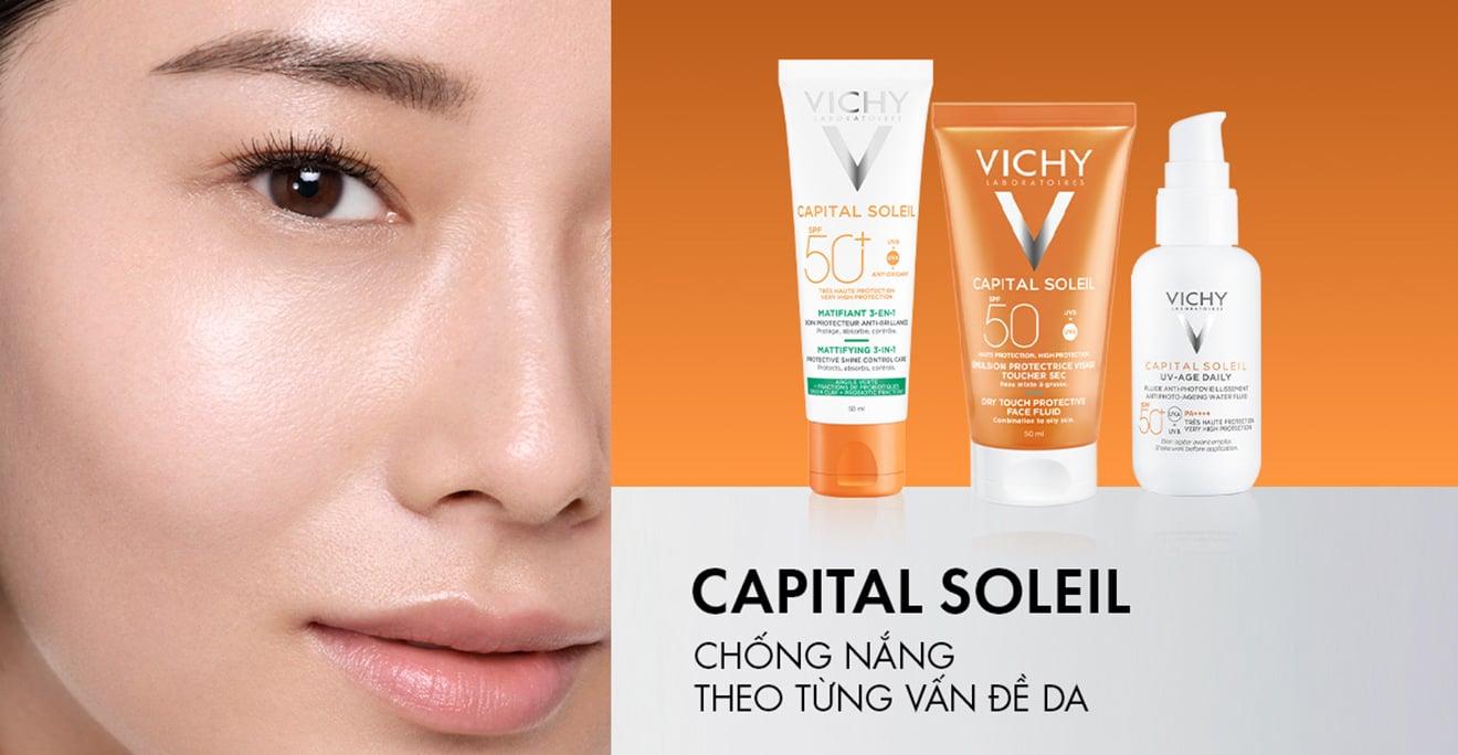 Capital Soleil Chống Nắng Theo Từng Vấn Đề Da