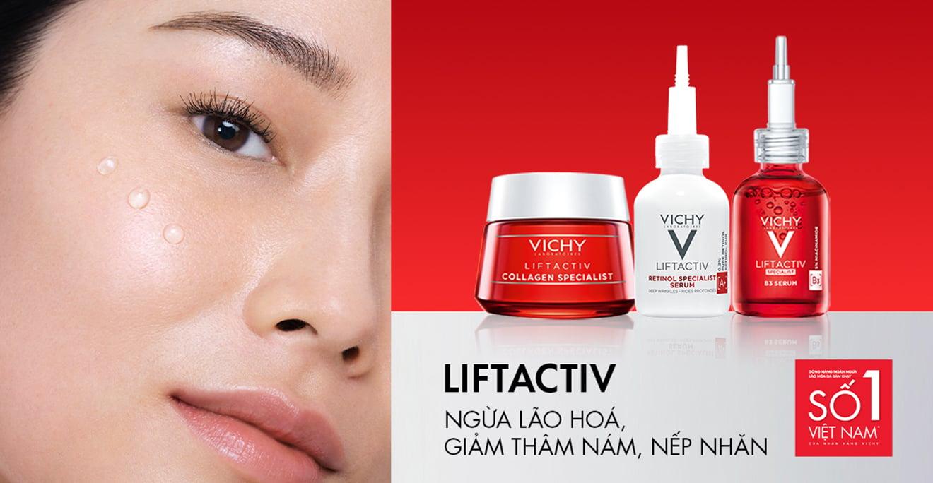 Vichy Liftactiv Ngừa Lão Hoá, Giảm Thâm Nám, Nếp Nhăn