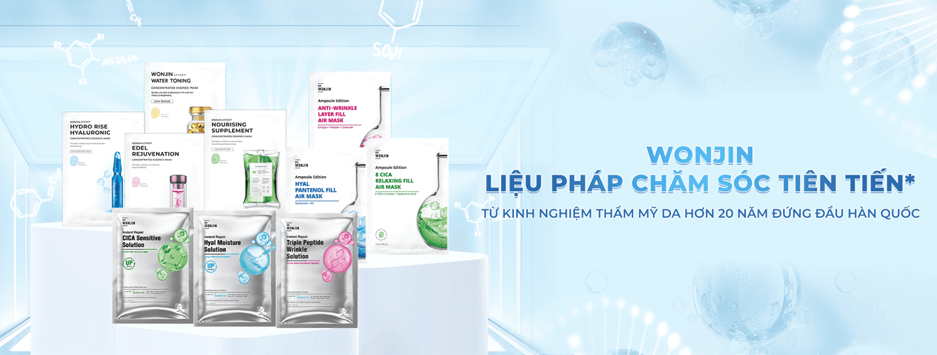 Wonjin - Thương hiệu chăm da chuẩn Clinic