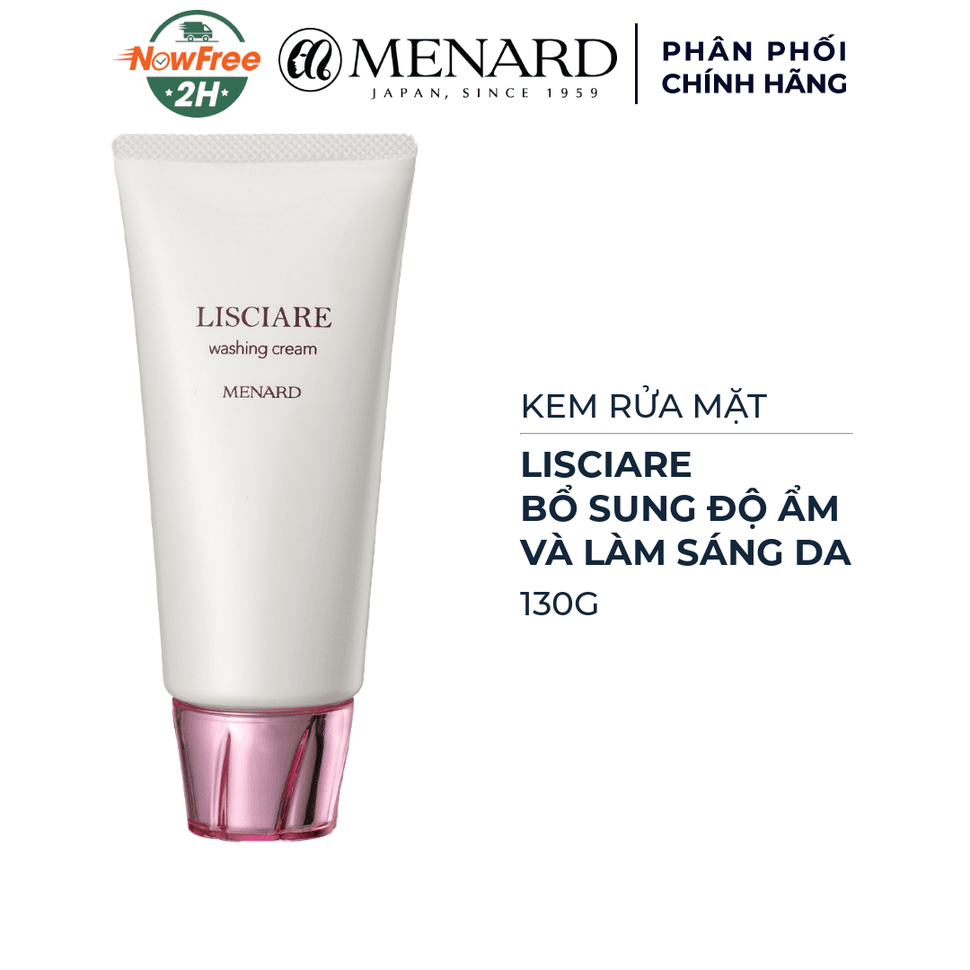 Kem Rửa Mặt Menard Lisciare Cấp Ẩm Và Sáng Da 130g | Hasaki.vn